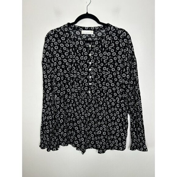 Weekend Suzanne Betro Tunic Top Boho Festival Floral Print Drapey Size 2X - Picture 1 of 9